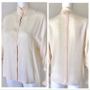 Vintage Ron Leal Lillie Rubin Silk Dolman Top 8
